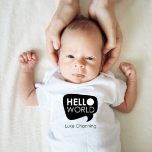 HELLO WORLD (BABY’S NAME)