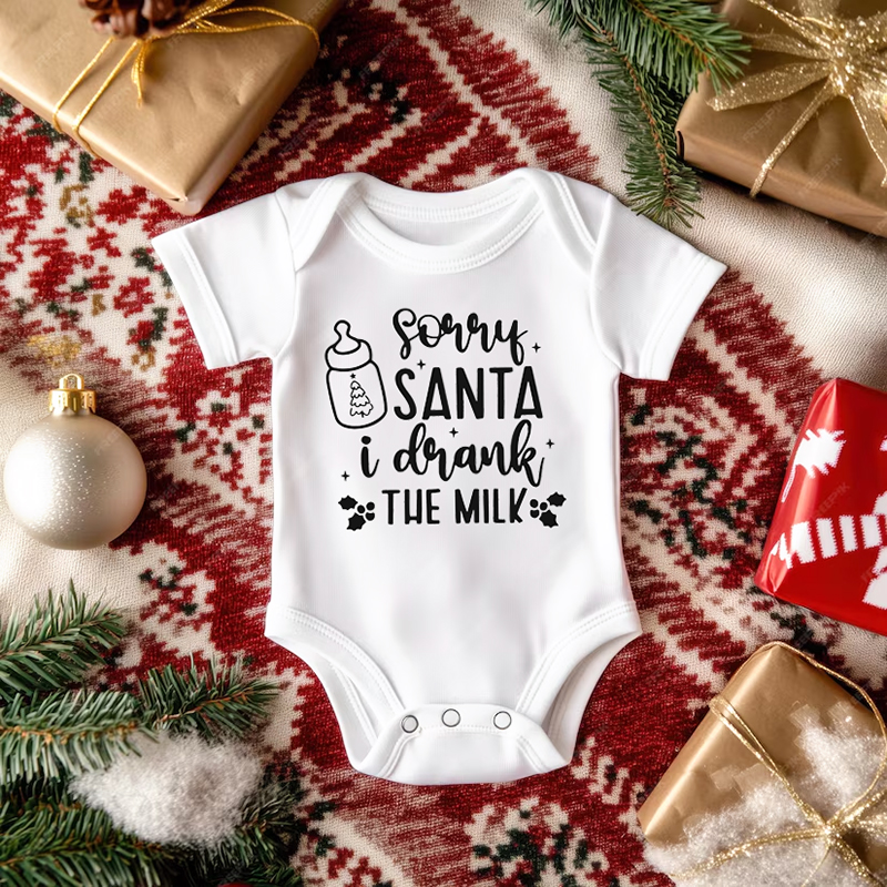 SORRY SANTA I DRANK THE MILK