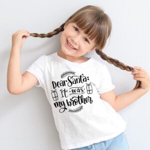 DEAR SANTA IT WAS MY BROTHER